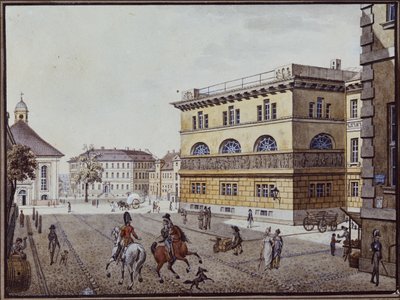Veduta della zecca, Berlino da F.A. Calau